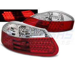 ΦΩΤΑ ΠΙΣΩ LED ΚΟΚΚΙΝΑ ΛΕΥΚΑ ταιριάζει σε PORSCHE BOXSTER 96-04