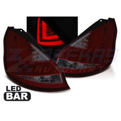 ΠΊΣΩ ΦΏΤΑ FORD FIESTA MK7 08-12 HB κόκκινα φυμέ LED BAR
