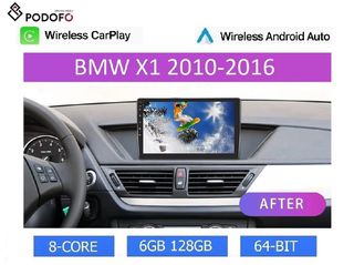 BMW X1 (2010-16) E84 Android Car Radio 10" 6+128GB Ασύρματο CarPlay & Aσύρματο Android Auto GPS  WiFi DSP