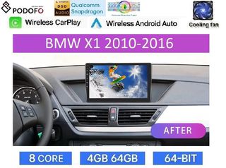 BMW X1 (2010-16) Οθόνη 10" Android 15 | 4GB RAM + 64GB ROM | 8-Core Snapdragon | Ασύρματο CarPlay & Ασύρματο Android Auto GPS WiFi DSP FM/RDS