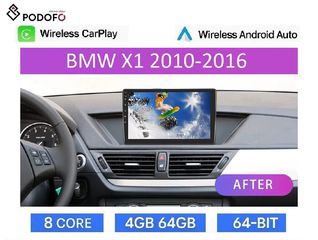 BMW X1 (2010-16) E84 Android Car Radio 10" 4+64GB 8-core Ασύρματο CarPlay & Aσύρματο Android Auto GPS  WiFi DSP