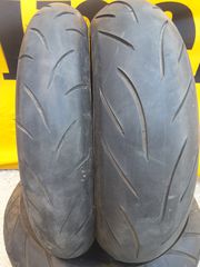ΖΕΥΓΑΡΙ 160/60/17 & 120/70/17...BRIDGESTONE BATTLAX HYPERSPORT S21R...ΣΕ ΠΑΡΑ ΠΟΛΥ ΚΑΛΗ ΚΑΤΑΣΤΑΣΗ..ΜΕ DOT 2821 & 3921