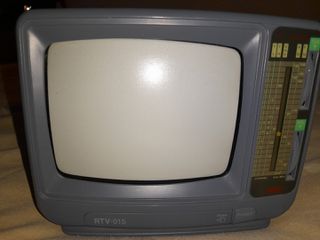 Vintage Mini Τηλεόραση  + Radio (RTV 015)