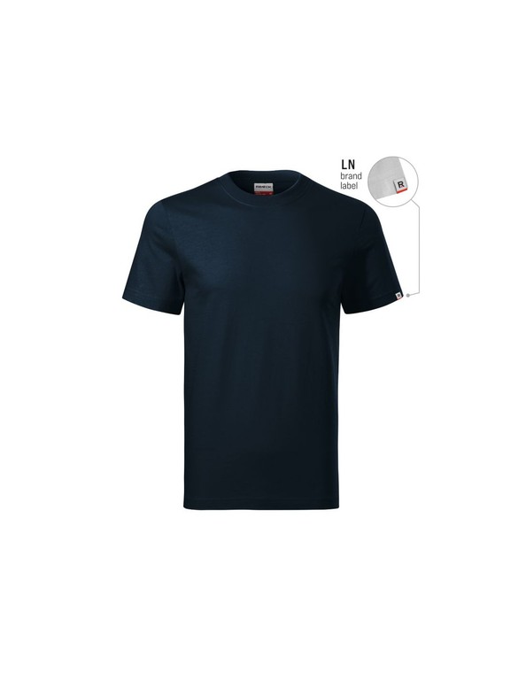 Base Unisex Tshirt Navy brand label