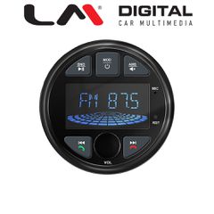 Μαύρο Marine MP3 Player lP6X waterproof, FM/AM receiver,Bluetooth 5.0 , FM radio with 18 stations preset, Bluetooth Music Streaming, can connect amplifier, Multiple compatibility. | Pancarshop