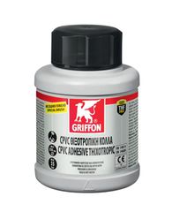 ΚΟΛΛΑ ΥΔΡΑΥΛΙΚΩΝ PVC ΓΙΑ ΣΚΛΗΡΑ ΠΛΑΣΤΙΚΑ 250ml GRIFFON CPVC THIXOTROPIC