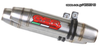 ΕΞΑΤΜΙΣΕΙΣ ΔΙΠΛΑ ΤΕΛΙΚΑ GPR DEEPTONE INOX DUCATI MONSTER 796 2010-2013