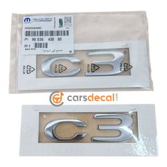 Γνήσιο Citroen C3 Πίσω Σήμα