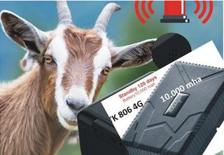 Φορητή αδιάβροχη συσκευή Gps Tracker 4G για μικρά και μεγάλα ζώα με μπαταρία για 2 μήνες συνεχής λειτουργία ΤΚ806 4G