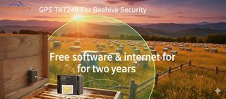 GPS Tracker Τeltonika 4G με sos alarm μετακίνησης ειδική συσκευή εντοπισμού για μελίσσια με μπαταρία εως και 3 χρόνια με κάρτα sim και με δυο χρόνια παρακολούθηση TAT240-2