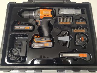 ΚΡΟΥΣΤΙΚΟ ΔΡΑΠΑΝΟΚΑΤΣΑΒΙΔΟ ΜΠΑΤΑΡΙΑΣ 18V BLACK AND DECKER ΜΕ ΠΛΗΡΗ ΣΕΤ ΣΕ ΚΑΣΕΤΙΝΑ!