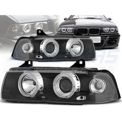 ΦΑΝΑΡΙΑ Angel eyes ΜΑΥΡΑ ταιριάζει σε BMW E36 12.90-08.99 C/C