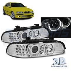 ΦΑΝΑΡΙΑ Angel eyes 3D ΧΡΩΜΑ ταιριάζει σε BMW E39 09.95-06.03