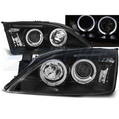 Φανάρια εμπρός FORD MONDEO 09.00-05.07 ANGEL EYES ΜΑΎΡΟ