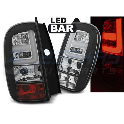 ΠΊΣΩ ΦΏΤΑ DACIA DUSTER 04.10- LED BAR ΜΑΎΡΟ