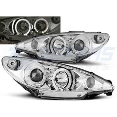 Φανάρια εμπρός PEUGEOT 206 10.98-02 206 ANGEL EYES ΧΡΏΜΙΟ