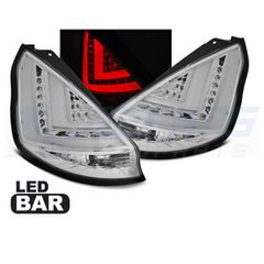 ΠΊΣΩ ΦΏΤΑ FORD FIESTA MK7 08-12 HB ΧΡΩΜΊΟΥ LED BAR