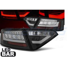 LED BAR ΦΩΤΑ ΠΙΣΩ ΜΑΥΡΑ ταιριάζει AUDI A5 07-06.11