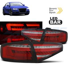 LED BAR ΦΩΤΙΑ ΠΙΣΩ ΚΟΚΚΙΝΑ ΛΕΥΚΑ SEQ ταιριάζει σε AUDI A4 B8 12-15 SEDAN OEM LED