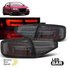 LED BAR ΦΩΤΑ ΠΙΣΩ ΦΩΤΕΙΩΝ SMOKE SEQ ταιριάζει σε AUDI A4 B8 12-15 SEDAN OEM LED