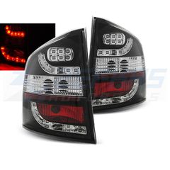 LED ΦΩΤΑ ΠΙΣΩ ΜΑΥΡΑ ταιριάζει σε SKODA OCTAVIA II KOMBI 04-12
