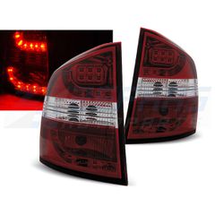 ΦΩΤΑ ΠΙΣΩ LED ΚΟΚΚΙΝΑ ΛΕΥΚΑ για SKODA OCTAVIA II KOMBI 04-12
