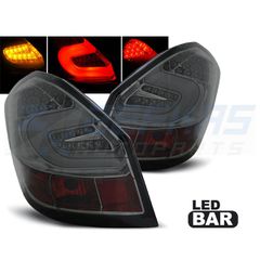 LED BAR ΦΩΤΑ ΠΙΣΩ ΦΩΤΕΙΩΝ SMOKE ταιριάζει SKODA FABIA II 07- 06.14