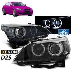 ΦΑΝΑΡΙΑ XENON D1S ANGEL EYES CCFL BLACK ταιριάζει σε BMW E60/E61 05-07