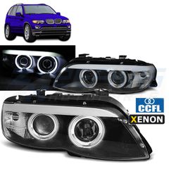 XENON ΦΑΝΑΡΙΑ Angel eyes CCFL ΜΑΥΡΟ ταιριάζει σε BMW X5 E53 11.03-06