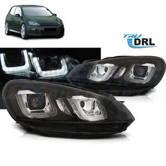 ΦΑΝΑΡΙΑ U-LED LIGHT DRL ΜΑΥΡΗ ΜΑΥΡΗ ΓΡΑΜΜΗ ταιριάζει σε VW GOLF 6 08-12