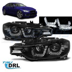 ΦΑΝΑΡΙΑ U-LED LIGHT ΜΑΥΡΟ ταιριάζει σε BMW F30/F31 10.11 - 05.15