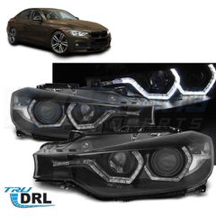 ΦΑΝΑΡΙΑ ANGEL EYES LED DRL BLACK ταιριάζει σε BMW F30/F31 10.11 - 05.15