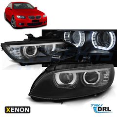 XENON ΦΑΝΑΡΙΑ Angel eyes LED ΜΑΥΡΟ AFS ταιριάζει σε BMW E92/E93 06-10