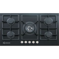 Klugmann KT905.5BGLD Κεραμική Εστία Κουζίνας Αερίου , 5 Εστίες Κεραμικές , 87Χ51,2Χ5 cm