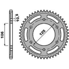Γραναζι Πισω Racing Ultra Light 4530 - 520 | Pbr