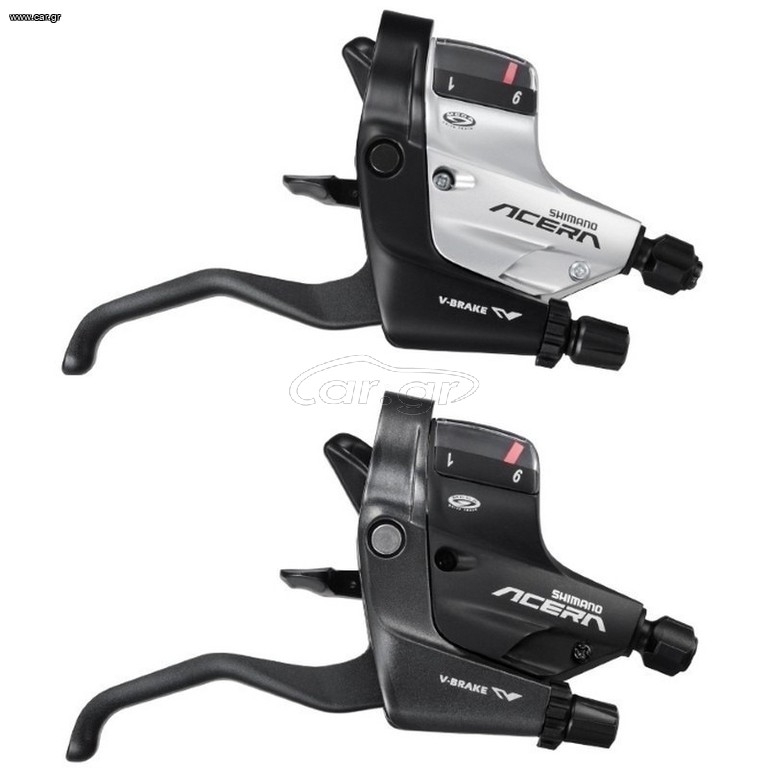 ΛΕΒΙΕΔΟΜΑΝΕΤΕΣ SHIMANO MTB ST-M390 S (L+R) RAPIDFIRE PLUS 3Χ9SP