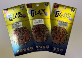 3 Αντιχαρακτικά γυαλιά οθόνης (Tempered Glass) για Huawei P20 Pro ολοκαίνουρια, κλειστές συσκευασίες.