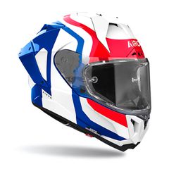 Airoh GP800 Competition Blue/Red Gloss + Extra Dark Smoke Ζελατίνα-thumb-1