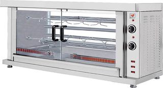 ΚΟΤΟΠΟΥΛΙΕΡΑ ΗΛΕΚΤΡΙΚΗ 5.2kW ΜΕ 2 ΣΟΥΒΛΕΣ ΚΑΙ ΓΑΤΖΑΚΙΑ iNOX 46x132x66cm