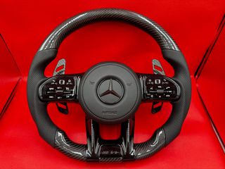 Τιμόνι Mercedes-Benz Carbon GLE 43 Με Αερόσακο