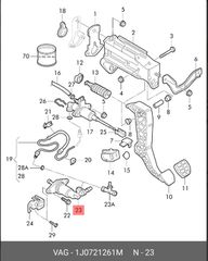 αντλια συμπλεκτη κατω για VW Group , με κωδικο : 1J0721261D , 512002610 , 874710 , 3101419