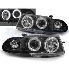 Φανάρια εμπρός OPEL ASTRA F 09.91-08.94 ANGEL EYES ΜΑΎΡΟ