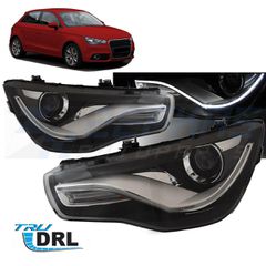 ΦΑΝΑΡΙΑ TRUE DRL ΜΑΥΡΑ ταιριάζει AUDI A1 04.10-12.14
