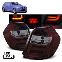 LED BAR ΦΩΤΑ ΠΙΣΩ ΦΩΤΕΙΩΝ κόκκινο φυμέ ταιριάζει σε BMW E87 04-08.07