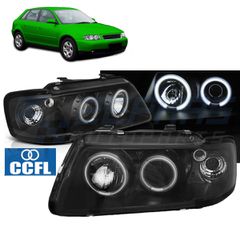 ΦΑΝΑΡΙΑ ANGEL EYES CCFL BLACK ταιριάζει σε AUDI A3 8L 08.96-08.00