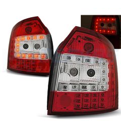 ΦΩΤΑ ΠΙΣΩ LED ΚΟΚΚΙΝΑ ΛΕΥΚΑ για AUDI A4 10.00-10.04 AVANT