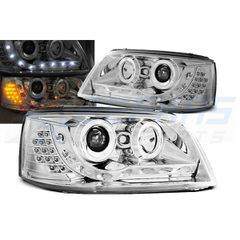 Φανάρια ημέρας CHROME ταιριάζει σε VW T5 04.03-08.09
