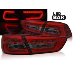 ΠΊΣΩ ΦΏΤΑ MITSUBISHI LANCER 8 SEDAN 08-11 ΚΌΚΚΙΝΟΣ φυμέ LED BAR