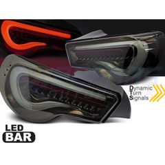 ΠΊΣΩ ΦΏΤΑ TOYOTA GT86 12-21 LED BAR φυμέ SEQ