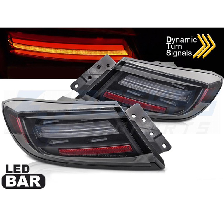 Car.gr - LED BAR ΦΩΤΑ ΠΙΣΩ ΜΑΥΡΟΥ SEQ ταιριάζει TOYOTA GR86 21-